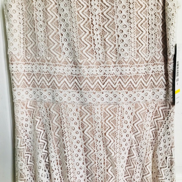 TIANA B Ivory Lace Dress Size 6 Style #849361 NWT - Picture 2 of 5